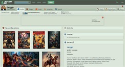 Desktop Screenshot of dezygn.deviantart.com