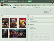 Tablet Screenshot of dezygn.deviantart.com