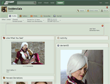 Tablet Screenshot of goddesssala.deviantart.com