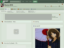 Tablet Screenshot of bouncy-britt.deviantart.com