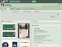 Tablet Screenshot of onion-boy.deviantart.com