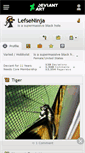 Mobile Screenshot of lefseninja.deviantart.com