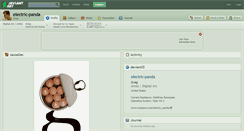 Desktop Screenshot of electric-panda.deviantart.com