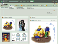 Tablet Screenshot of eamze.deviantart.com