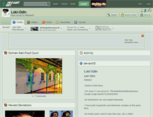 Tablet Screenshot of loki-odin.deviantart.com