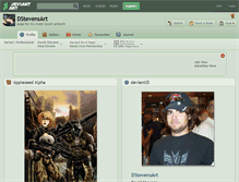 Tablet Screenshot of dstevensart.deviantart.com