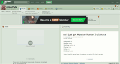 Desktop Screenshot of misterplata.deviantart.com