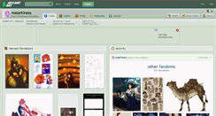 Desktop Screenshot of malarkiness.deviantart.com