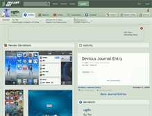 Tablet Screenshot of ngtfn.deviantart.com