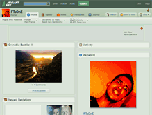 Tablet Screenshot of ftsone.deviantart.com