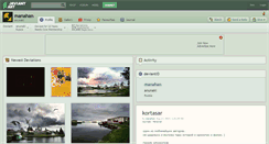 Desktop Screenshot of manahan.deviantart.com