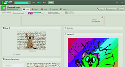 Desktop Screenshot of etspacekitten.deviantart.com