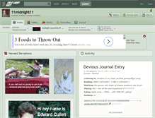 Tablet Screenshot of 11midnight11.deviantart.com