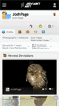 Mobile Screenshot of joshpage.deviantart.com
