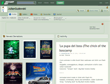 Tablet Screenshot of juliangudowski.deviantart.com