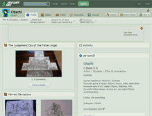 Tablet Screenshot of citachi.deviantart.com