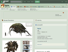 Tablet Screenshot of ngjas.deviantart.com