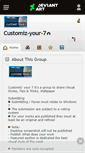Mobile Screenshot of customiz-your-7.deviantart.com