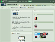 Tablet Screenshot of customiz-your-7.deviantart.com