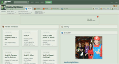 Desktop Screenshot of medleynightfallen.deviantart.com