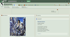 Desktop Screenshot of michaeljackson.deviantart.com