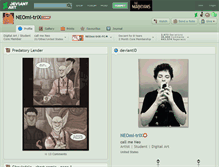 Tablet Screenshot of neomi-trix.deviantart.com
