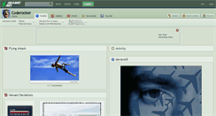 Desktop Screenshot of coderocker.deviantart.com