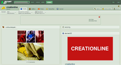 Desktop Screenshot of creationline.deviantart.com