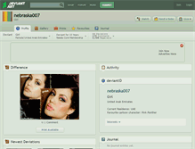 Tablet Screenshot of nebraska007.deviantart.com