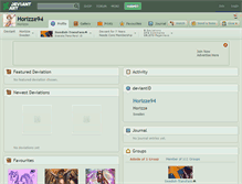 Tablet Screenshot of horizze94.deviantart.com