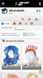Mobile Screenshot of alinenakesh.deviantart.com