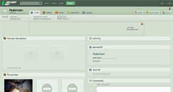 Desktop Screenshot of padermen.deviantart.com