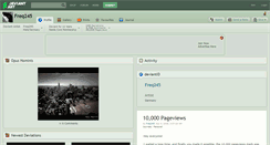 Desktop Screenshot of freq245.deviantart.com