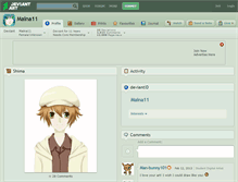 Tablet Screenshot of maina11.deviantart.com