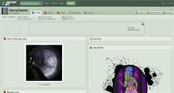 Desktop Screenshot of horrorglamor.deviantart.com