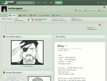 Tablet Screenshot of joerenegade.deviantart.com