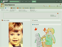Tablet Screenshot of hana-nakamura.deviantart.com