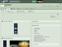 Tablet Screenshot of lordvishnu.deviantart.com