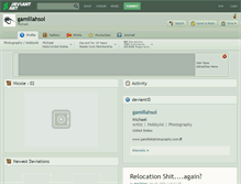 Tablet Screenshot of gamillahsol.deviantart.com