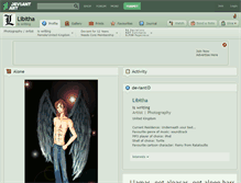 Tablet Screenshot of libitha.deviantart.com