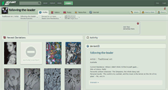 Desktop Screenshot of following-the-leader.deviantart.com