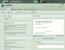 Tablet Screenshot of bwendt89.deviantart.com