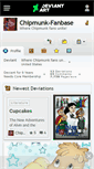 Mobile Screenshot of chipmunk-fanbase.deviantart.com