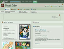 Tablet Screenshot of chipmunk-fanbase.deviantart.com