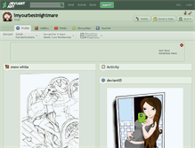 Tablet Screenshot of imyourbestnightmare.deviantart.com