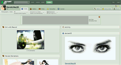 Desktop Screenshot of devotchka28.deviantart.com