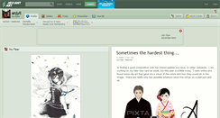 Desktop Screenshot of anjyil.deviantart.com