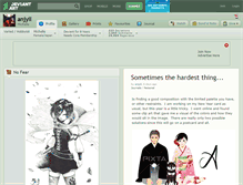 Tablet Screenshot of anjyil.deviantart.com