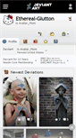 Mobile Screenshot of ethereal-glutton.deviantart.com