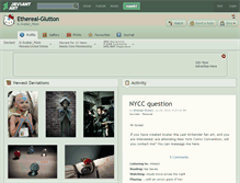 Tablet Screenshot of ethereal-glutton.deviantart.com